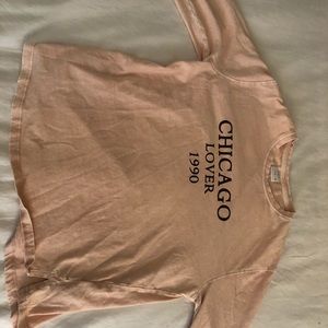 Graphic baby pink long sleeve t shirt, Kids 11/22
